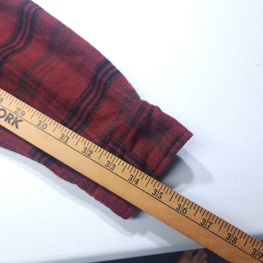 Colorado Clothing Flannel Shirt Men L Red Plaid - Picture 10 of 10